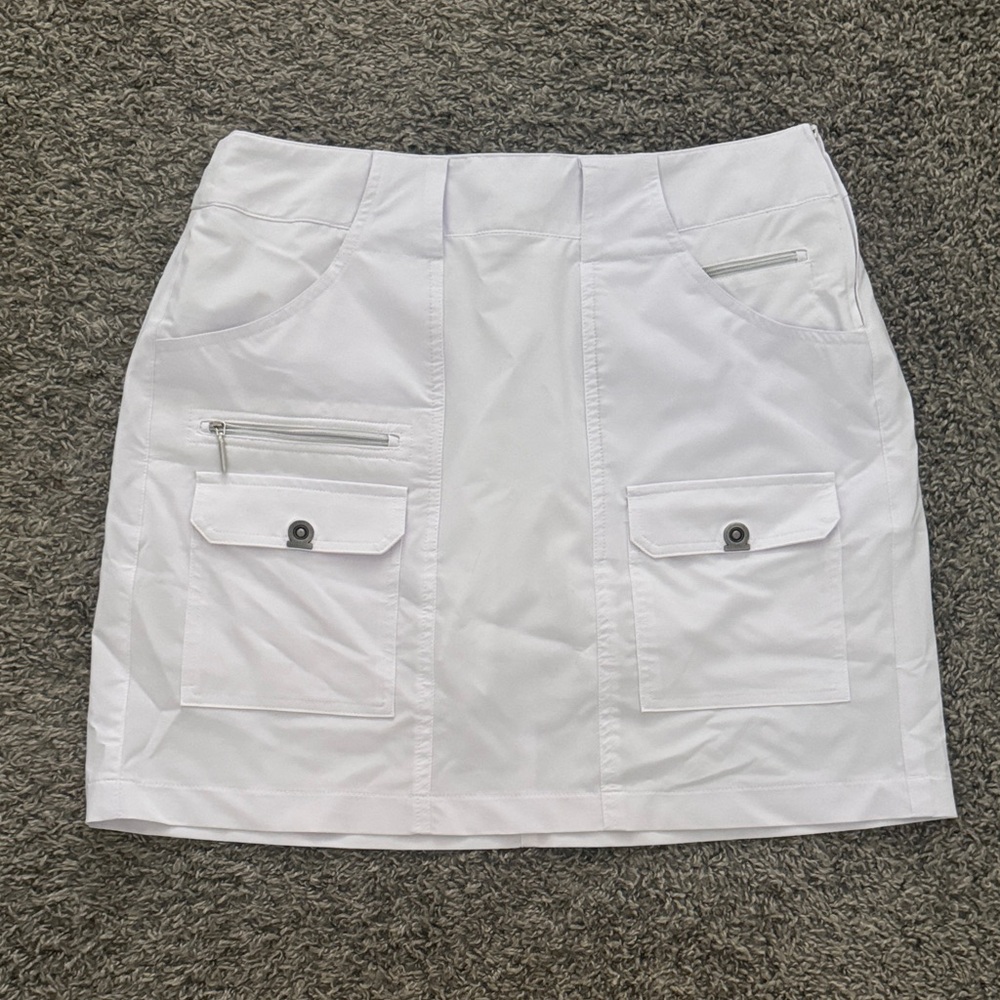 Jamie Sadock White  golf Skirt with Pockets